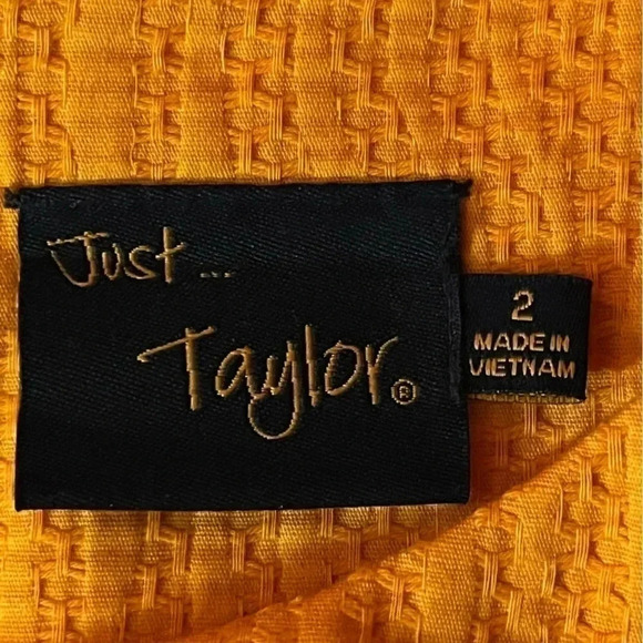 Just Taylor Striped Navy Blue Colorblock Full Skirt Dress - Picture 5 of 7